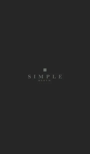 [LINE着せ替え] MATTE BLACK -SIMPLE SQUARE- 51の画像1