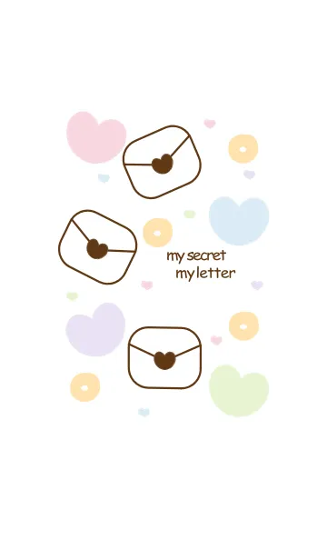 [LINE着せ替え] My secret & My letter 10の画像1