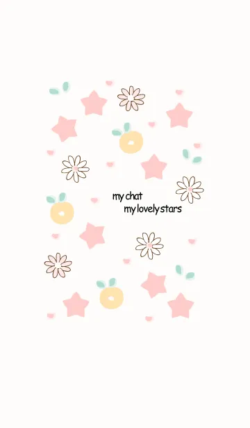 [LINE着せ替え] My chat my lovely stars 39の画像1