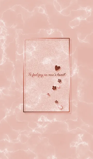 [LINE着せ替え] ～「心に花を♬」♥ピンク43_1～の画像1