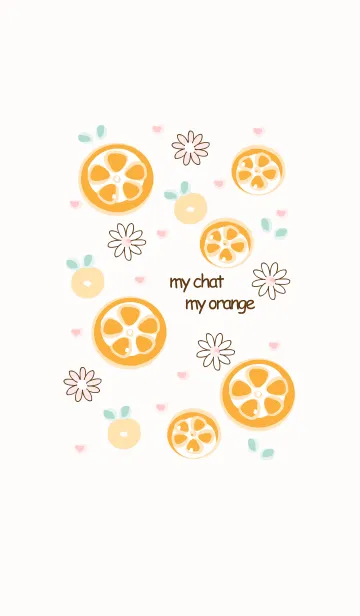 [LINE着せ替え] My chat my orange 65の画像1