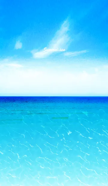 [LINE着せ替え] 癒される爽やかな夏の海の画像1