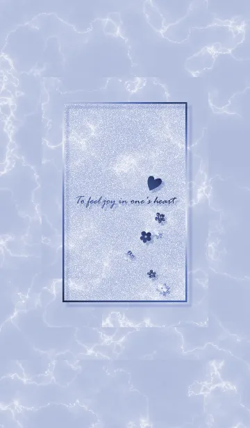 [LINE着せ替え] ～「心に花を♬」♥パープル51_1～の画像1