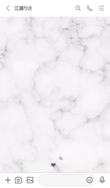 [LINE着せ替え] ～「優しさ♬」♥パープル06_1～の画像3