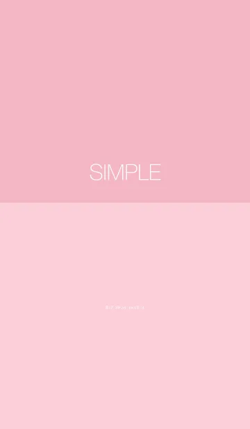 [LINE着せ替え] B17.26_ピンク5-3の画像1