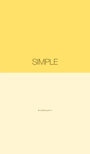 [LINE着せ替え] B17.26_イエロー4-3の画像1