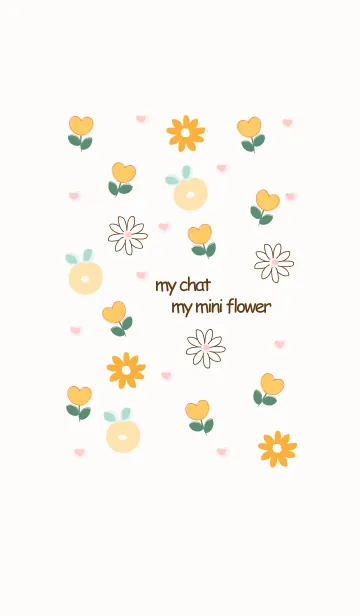 [LINE着せ替え] Mini yellow flowers 16の画像1