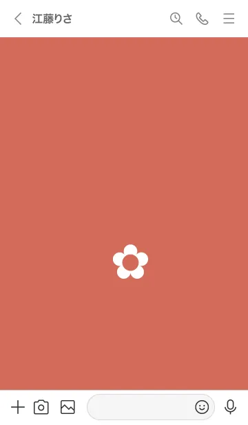 [LINE着せ替え] ザ シンプル ミニ フラワー 46の画像3