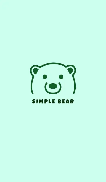 [LINE着せ替え] シンプル ベア 22の画像1