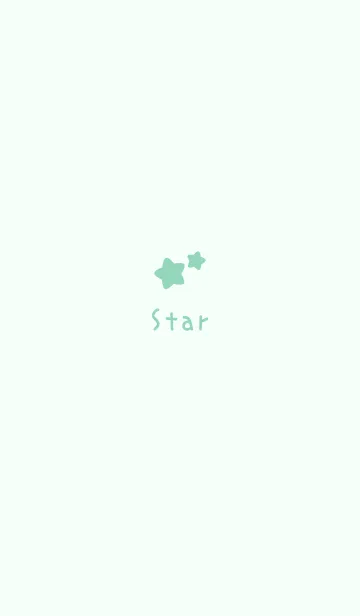 お星さま[グリーン]の着せ替えメイン画像