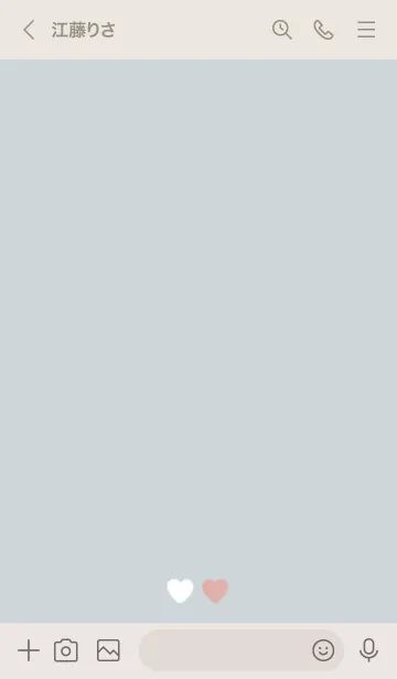 [LINE着せ替え] *ペアハート*の画像3