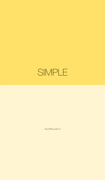 [LINE着せ替え] o16_26_イエロー4-9の画像1