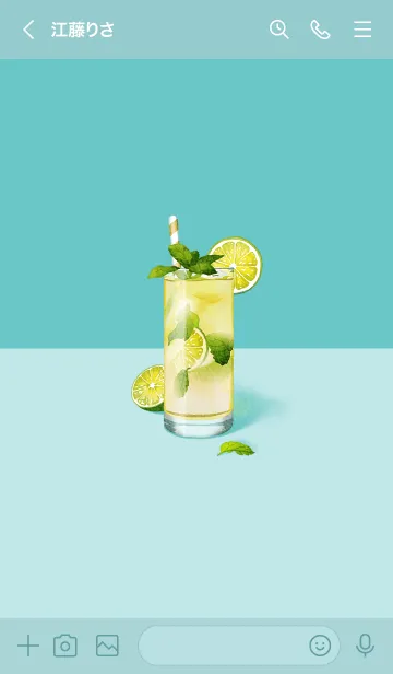 [LINE着せ替え] Keep cool with Mojitoの画像3