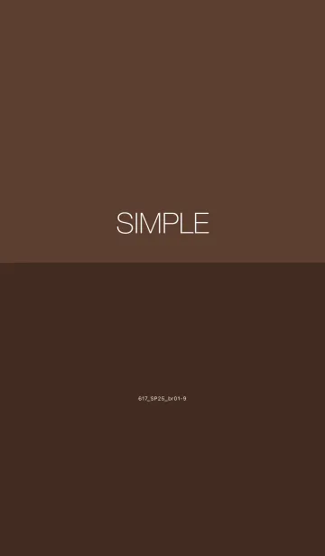 [LINE着せ替え] 617.25_ブラウン1-9の画像1