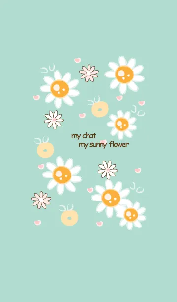 [LINE着せ替え] Mini sunny flowers 16の画像1
