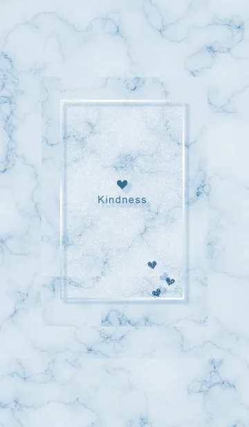 [LINE着せ替え] ～「優しさ♬」♥ブルー18_1～の画像1