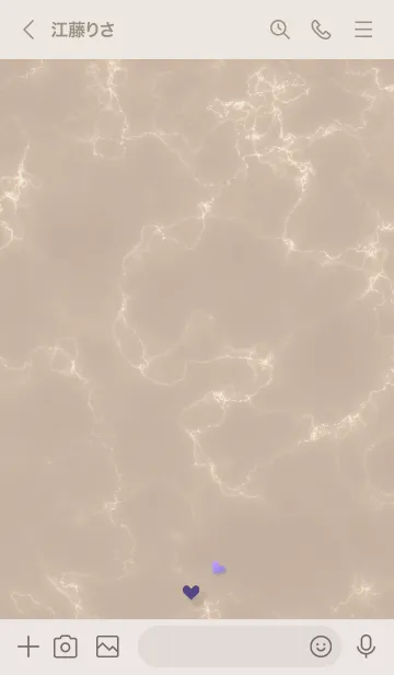 [LINE着せ替え] ～「優しさ♬」♥ブラウン21_1～の画像3