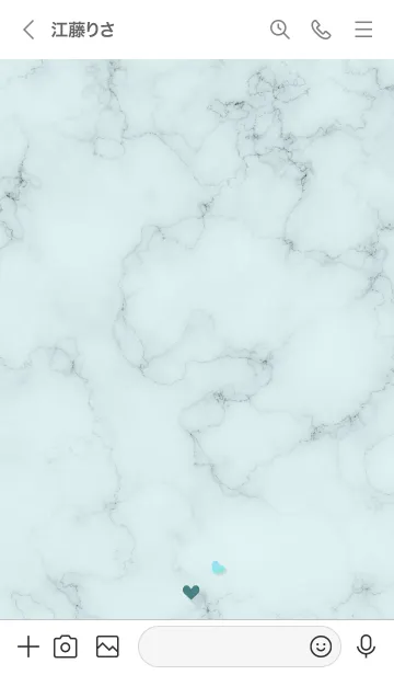 [LINE着せ替え] ～「優しさ♬」♥ブルー11_1～の画像3