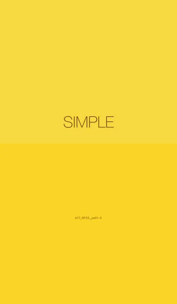 [LINE着せ替え] b17_25_イエロー1-9の画像1