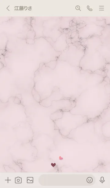 [LINE着せ替え] ～「優しさ♬」♥ピンク13_2～の画像3