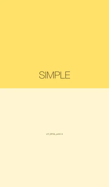 [LINE着せ替え] o17_26_イエロー4-6の画像1