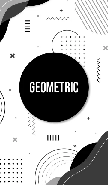 [LINE着せ替え] Simple Geometric 1.2の画像1