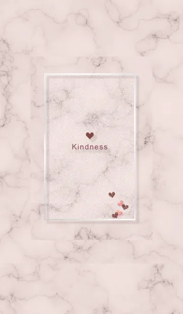 [LINE着せ替え] ～「優しさ♬」♥ピンクブラウン14_1～の画像1