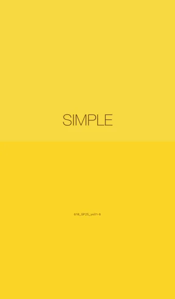 [LINE着せ替え] 618.25_イエロー1-6の画像1