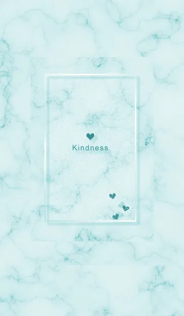 [LINE着せ替え] ～「優しさ♬」♥ブルーグリーン15_1～の画像1