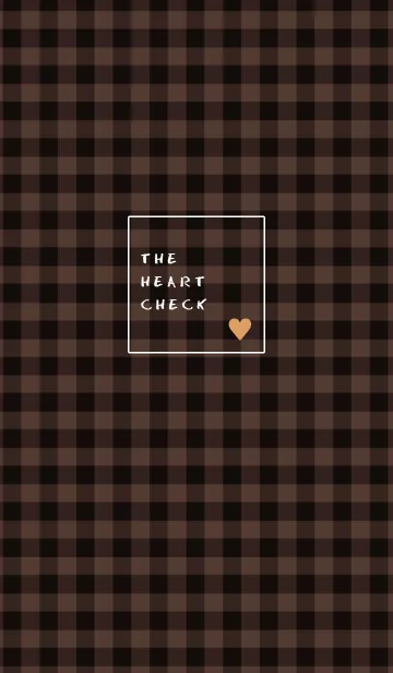 [LINE着せ替え] ザ ハート チェック 22の画像1