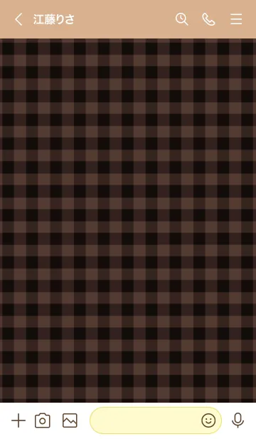 [LINE着せ替え] ザ ハート チェック 22の画像3