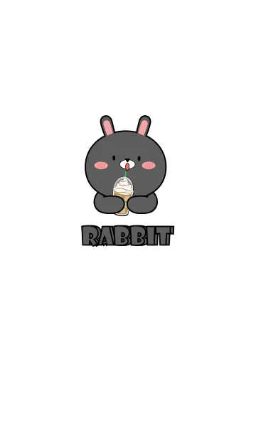 Black  Rabbit  Simple Theme (JP)の着せ替えメイン画像