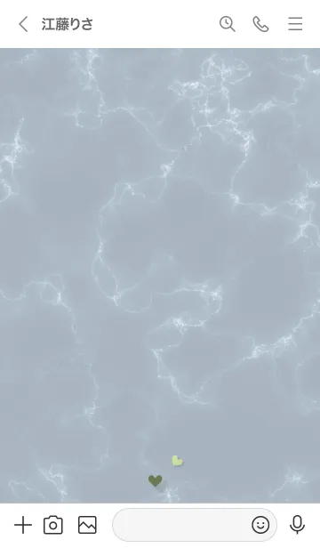 [LINE着せ替え] ～「優しさ♬」♥ブルー28_1～の画像3