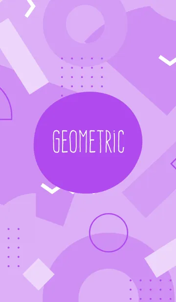 [LINE着せ替え] Geometric Flat 1.3の画像1