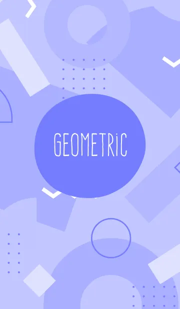 [LINE着せ替え] Geometric Flat 1.4の画像1