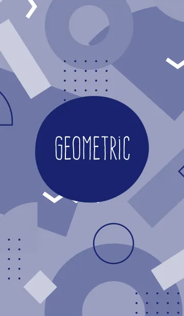 [LINE着せ替え] Geometric Flat 1.5の画像1