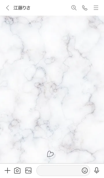 [LINE着せ替え] ～「優しさ♬」♥ホワイト29_1～の画像3