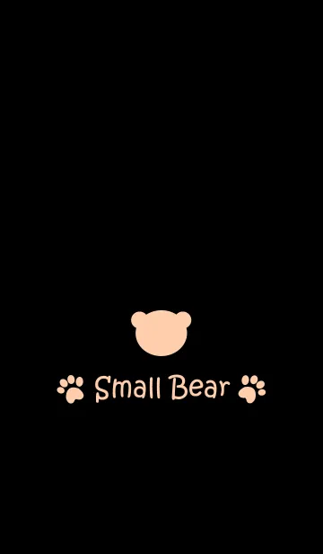 [LINE着せ替え] Small Bear *Milky Orange*の画像1