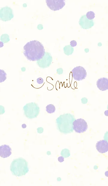 [LINE着せ替え] Smile 水彩丸30の画像1