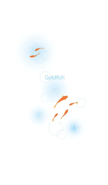 [LINE着せ替え] 涼し気な金魚の画像1