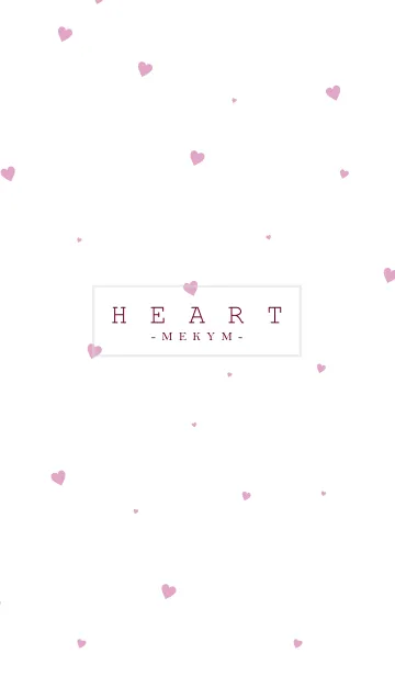 [LINE着せ替え] HEART-Pink MEKYM 43の画像1