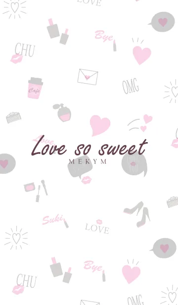 [LINE着せ替え] - Love so sweet - MEKYM 21の画像1