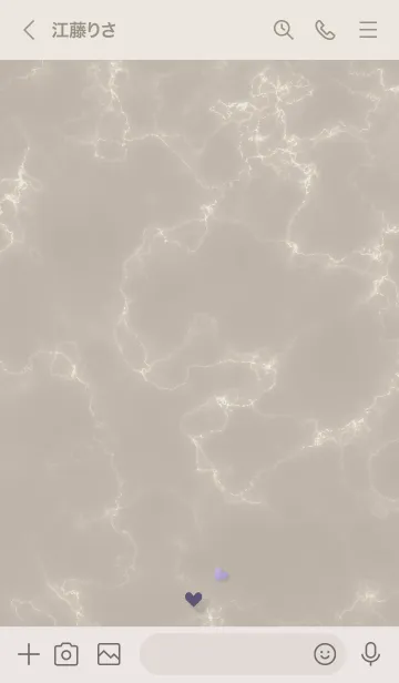 [LINE着せ替え] ～「優しさ♬」♥ブラウン26_1～の画像3