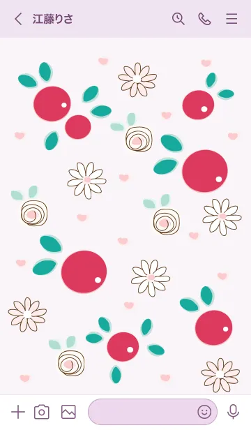 [LINE着せ替え] Lovely cherry 39 ^^の画像3