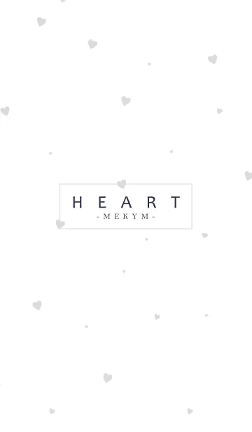 [LINE着せ替え] HEART-Gray MEKYM 43の画像1