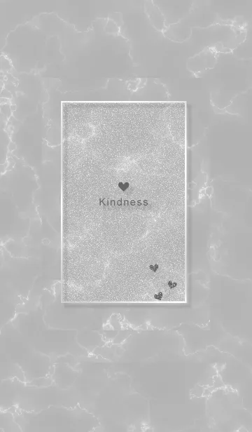 [LINE着せ替え] ～「優しさ♬」♥グレー22_1～の画像1