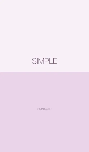 [LINE着せ替え] B19.26_パープル3-3の画像1