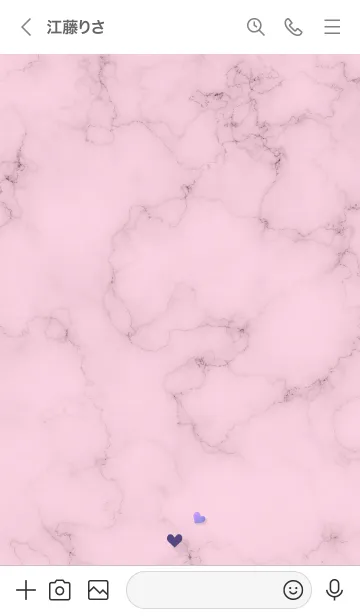 [LINE着せ替え] ～「優しさ♬」♥ピンク19_1～の画像3