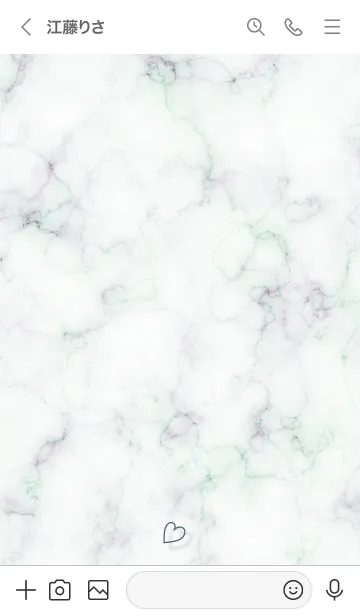 [LINE着せ替え] ～「優しさ♬」♥グリーン31_1～の画像3