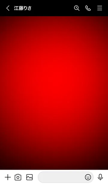 [LINE着せ替え] Red in black Vr.8 (JP)の画像3